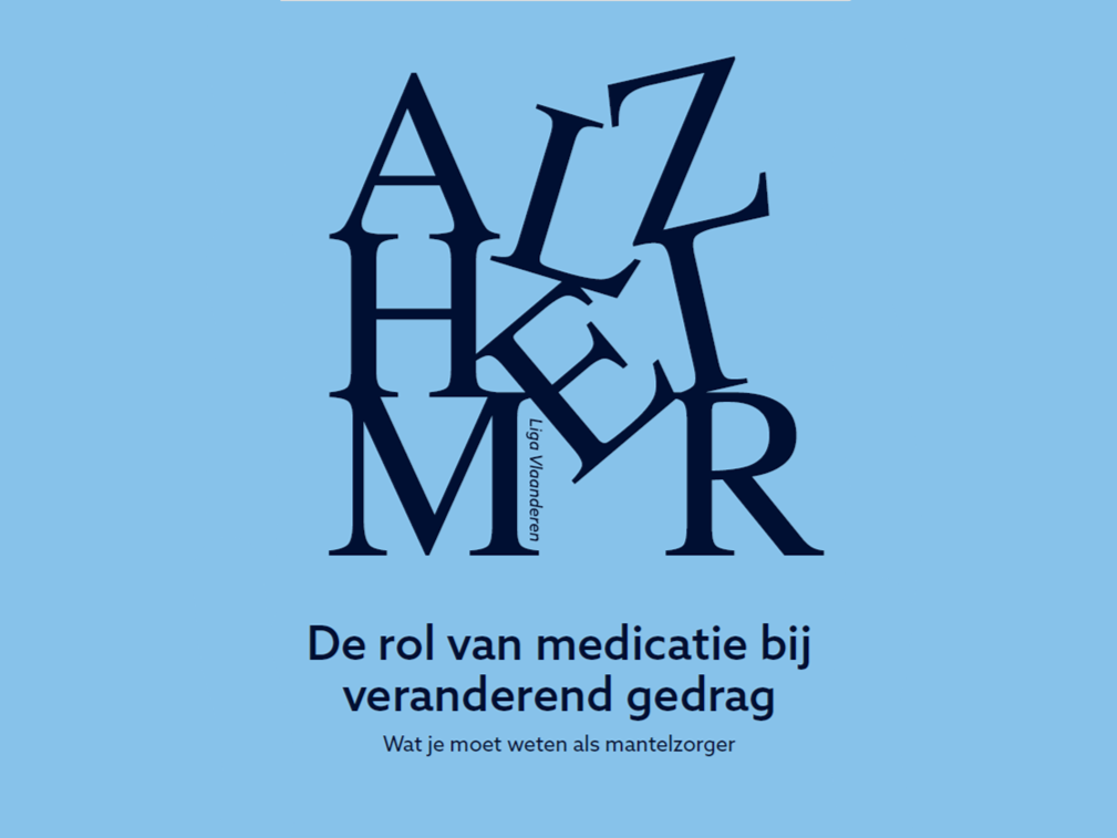 Cover brochure De rol van medicatie bij veranderend gedrag